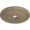 Ekena Millwork Theia Ceiling Medallion (Canopies up to 6 3/4"), 24"OD x 3 5/8"ID x 1 3/4"P, Gobi Desert Crackle CM24THGDC - alternate 3